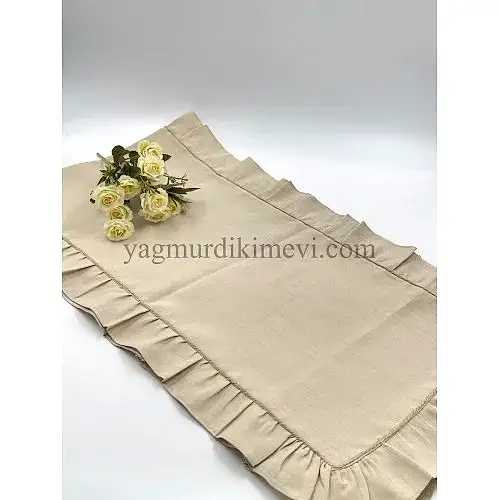 Naturel Fırfırlı Runner