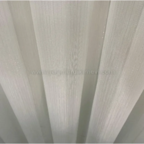 Simli Bambu Tül Perde