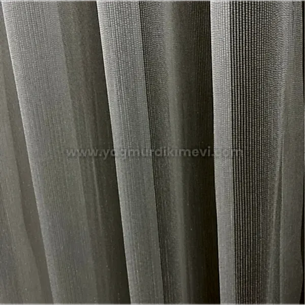 Simli çelik iplikli tül perde – tok duruşlu, modern ve ışıltılı model
