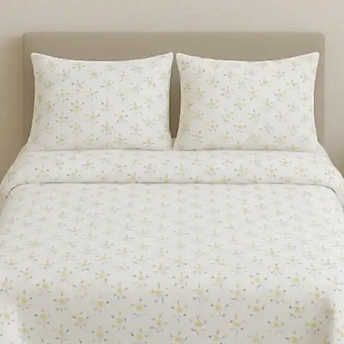 Alya Çiçekli Pamuklu Nevresim Takımı