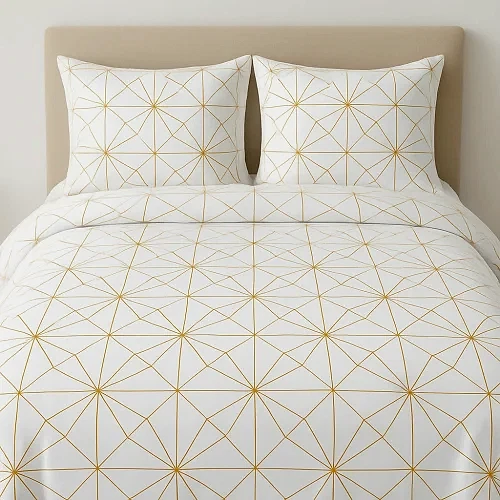 Optik Modern Pamuklu Nevresim Takımı