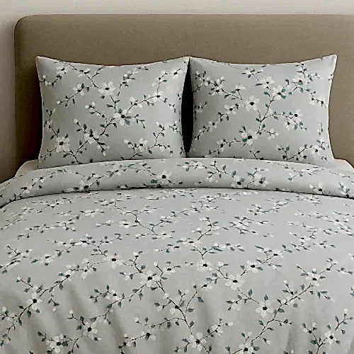 Ares Çiçekli Pamuklu Nevresim Takımı