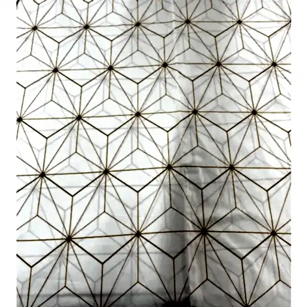 Optik modern pamuk nevresim takımı açık kahverengi desenli - Yağmur Dikim Evi